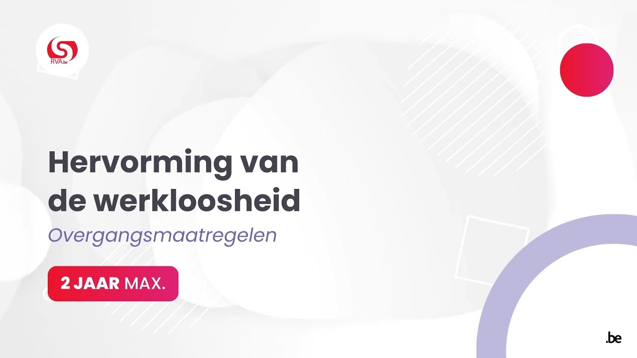RVA: informatieve video hervorming werkloosheid