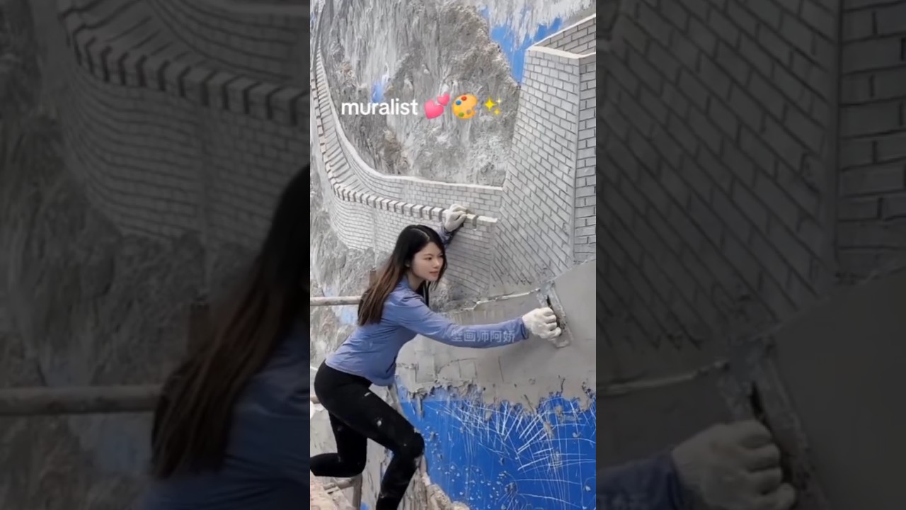 Muralist Tina #muralart #muralproject #mingyue #cute