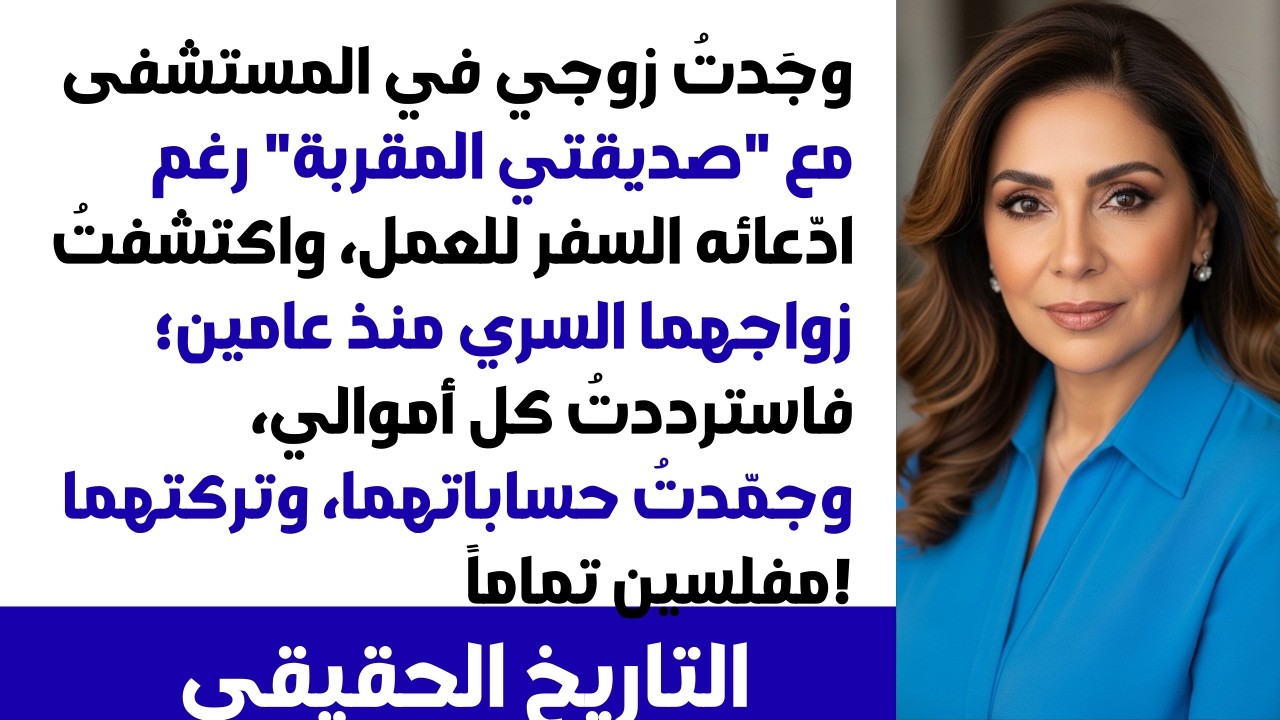 ذهبت لزيارة صديقتي في المستشفى فانصدمت بوجود زوجي معها، استعدت أموالي فوراً وأغلقت كل بطاقاته الب...