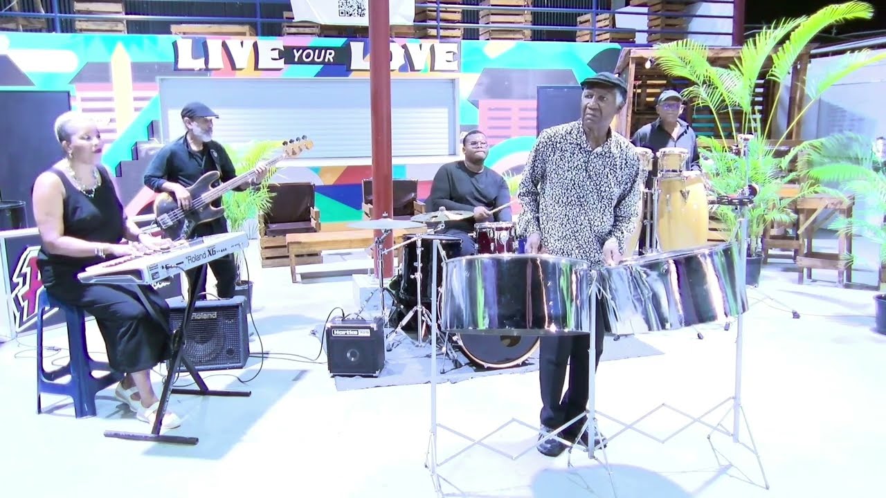 Dr  Len Boogsie Sharpe dedication to Robert Greenidge from the pan men of Trinidad and Tobago,