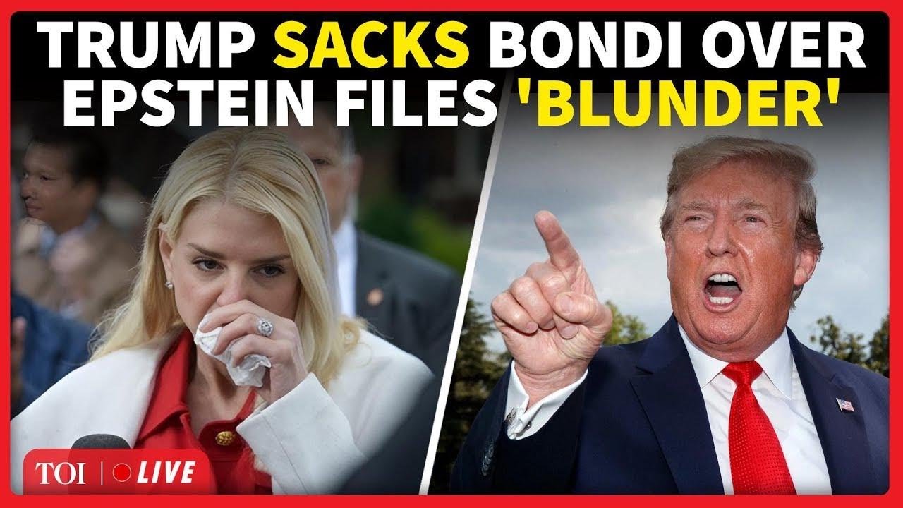 Trump DUMPS AG Pam Bondi After Epstein Secrets 'LEAKED', Huge Shake-Up SHOCKS GOP | Watch