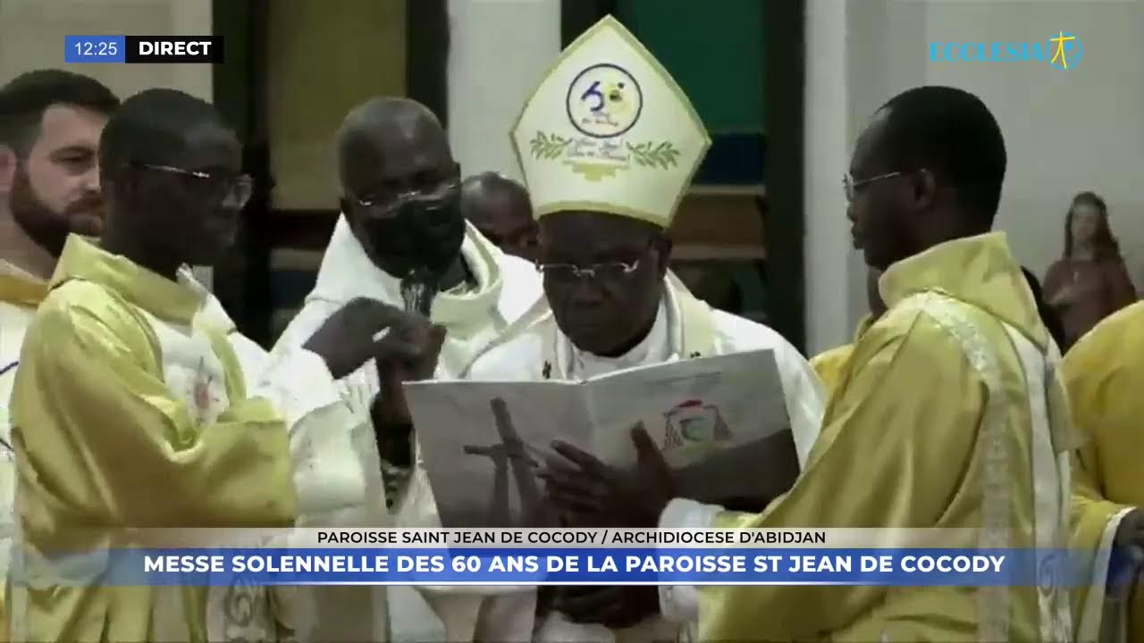Messe solennelle de célébration des 60 ans de la paroisse St Jean de Cocody