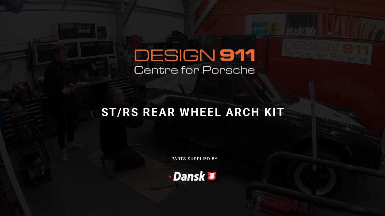 Porsche 911 Rear Wheel Arch Kit Installation Process | Parts Provided by Dansk