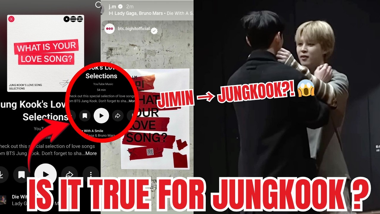 ШОК ОТ JIKOOK! Неужели Чимин тайно подарил песню «Dying With A Smile» Чонгуку?! Фанаты находят скрыт