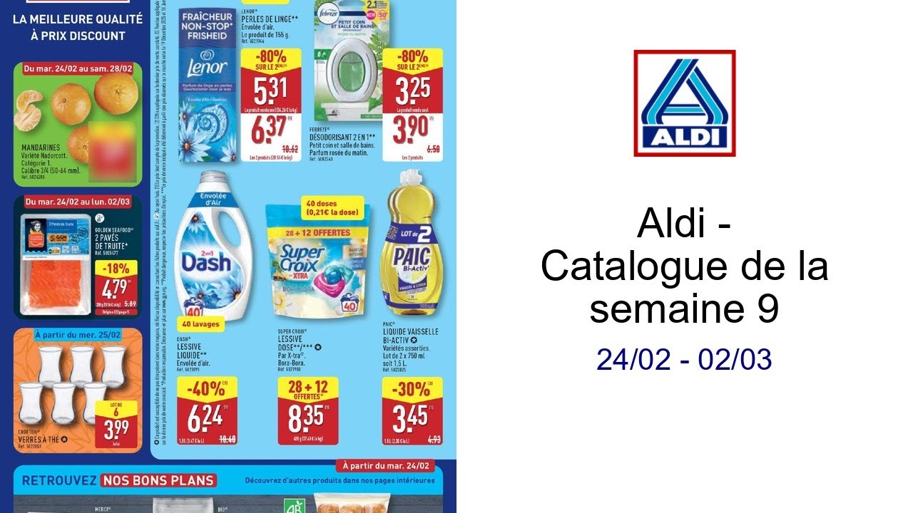 Aldi - Catalogue de la semaine 9 24/02 - 02/03