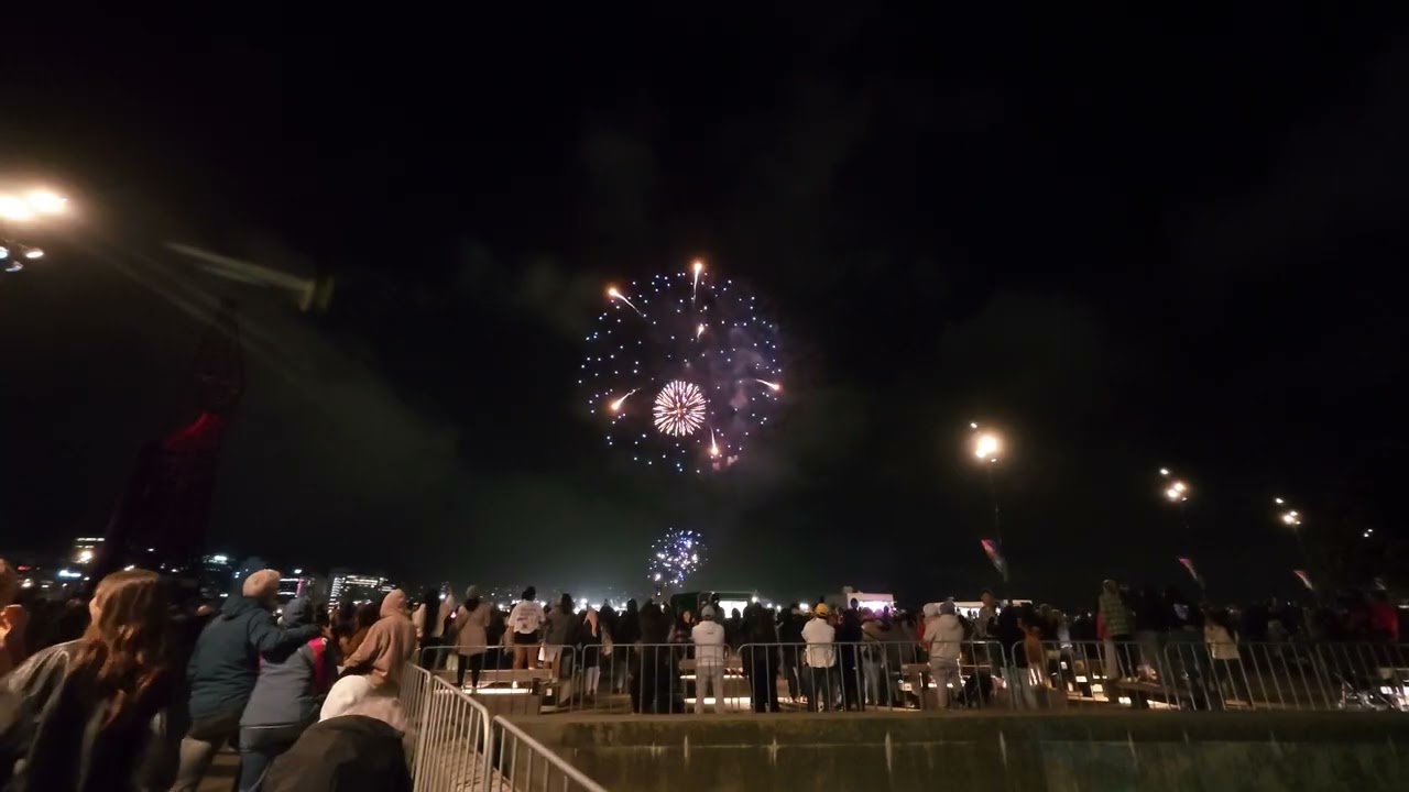 Chinese New Year 2026 fireworks at Wellington Harbour, New Zealand V2