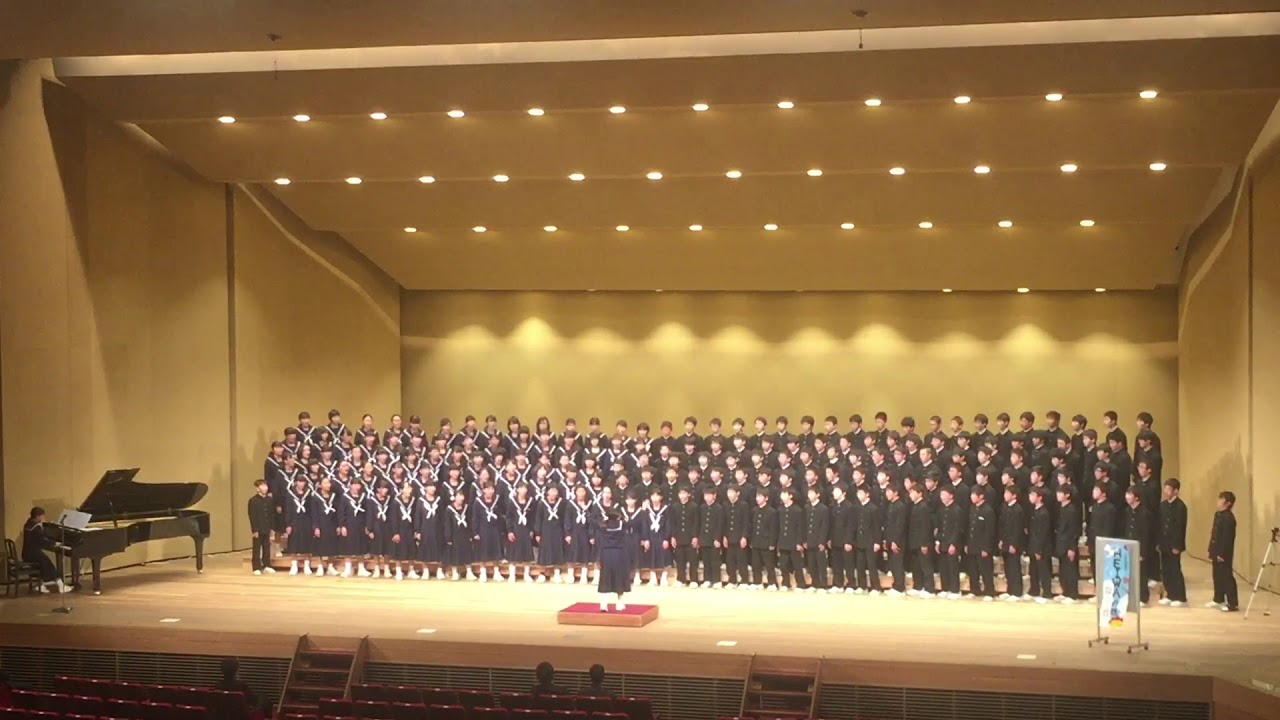 【合唱コンクール】2年学年合唱  「HEIWAの鐘」