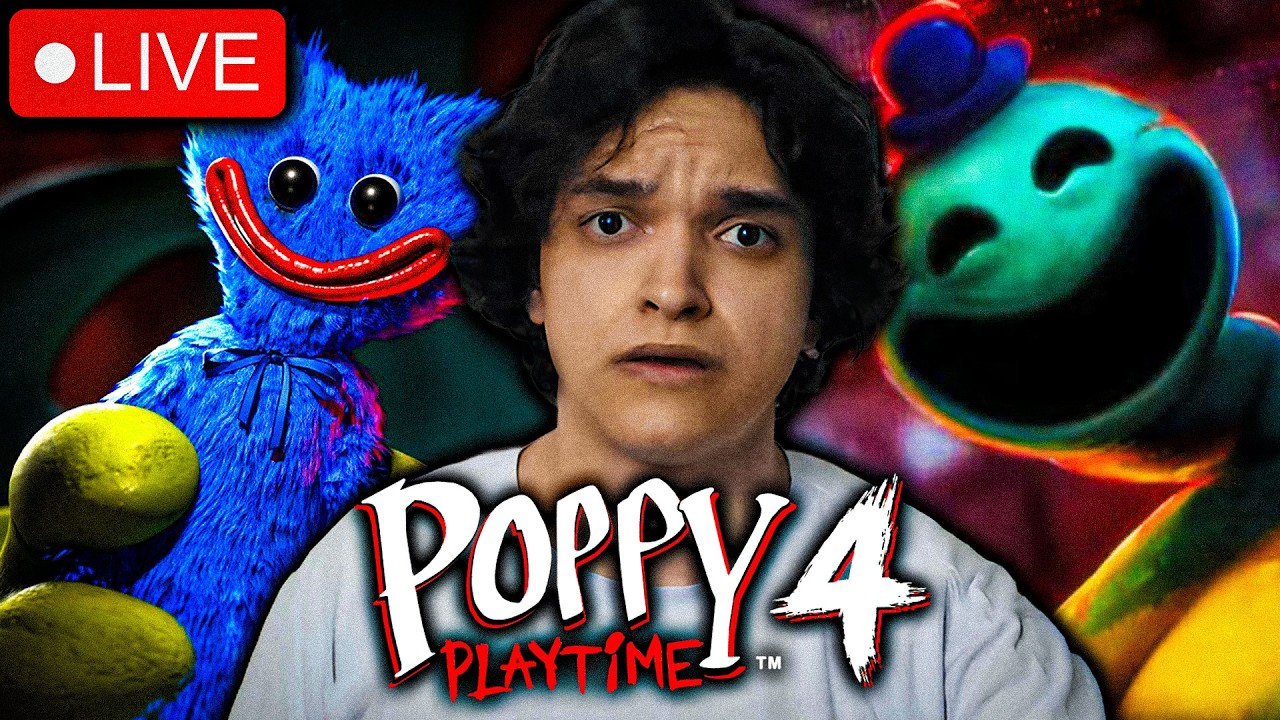 Jogando o Capítulo 4 de Poppy Playtime pela PRIMEIRA VEZ e AO VIVO!