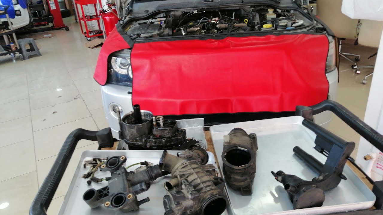 2.7 V6 RANGE ROVER SPORT OİL COOLER REPLACEMENT  #LANDROVER