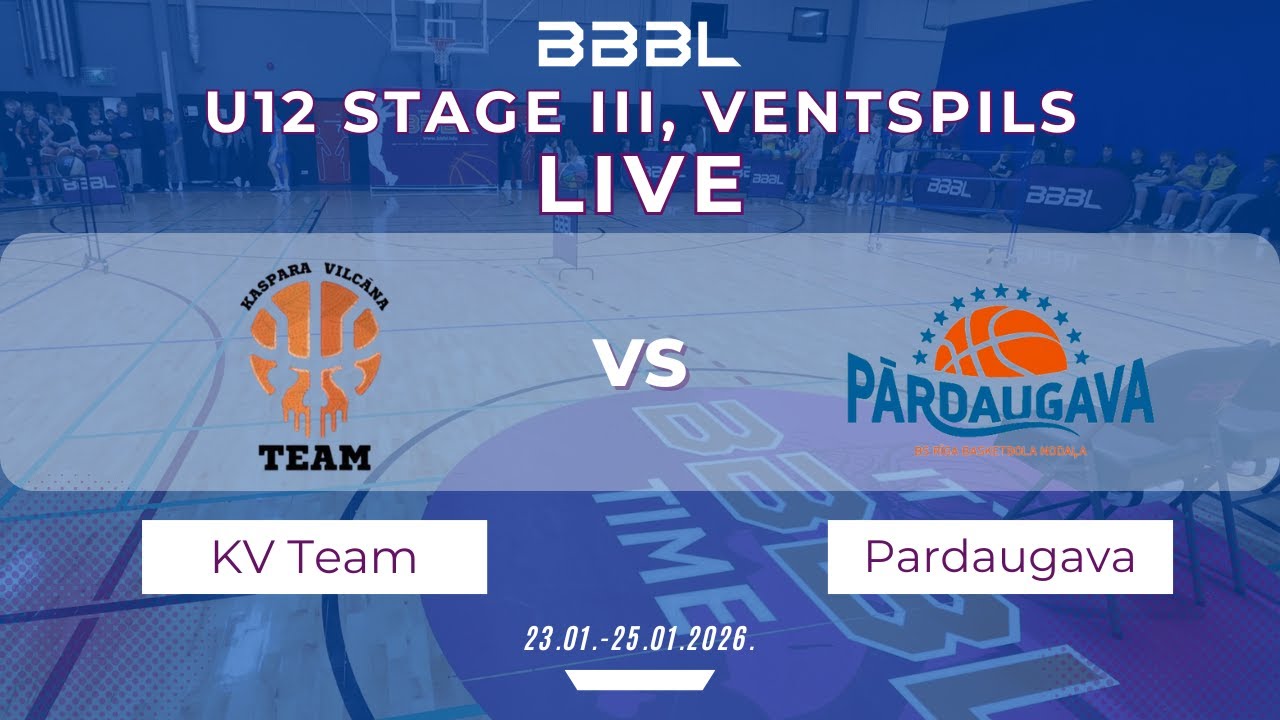 KV Team 2014 vs Pārdaugava 2014 | BBBL U12 | Stage III