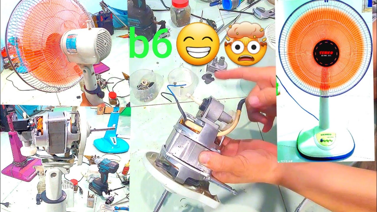 ĐỘ CHẾ QUẠT BÀN SENKO B4 CHẠY NỘI CÔNG B6. VÀI CHIA SẺ KHI ĐỘ CHẾ.