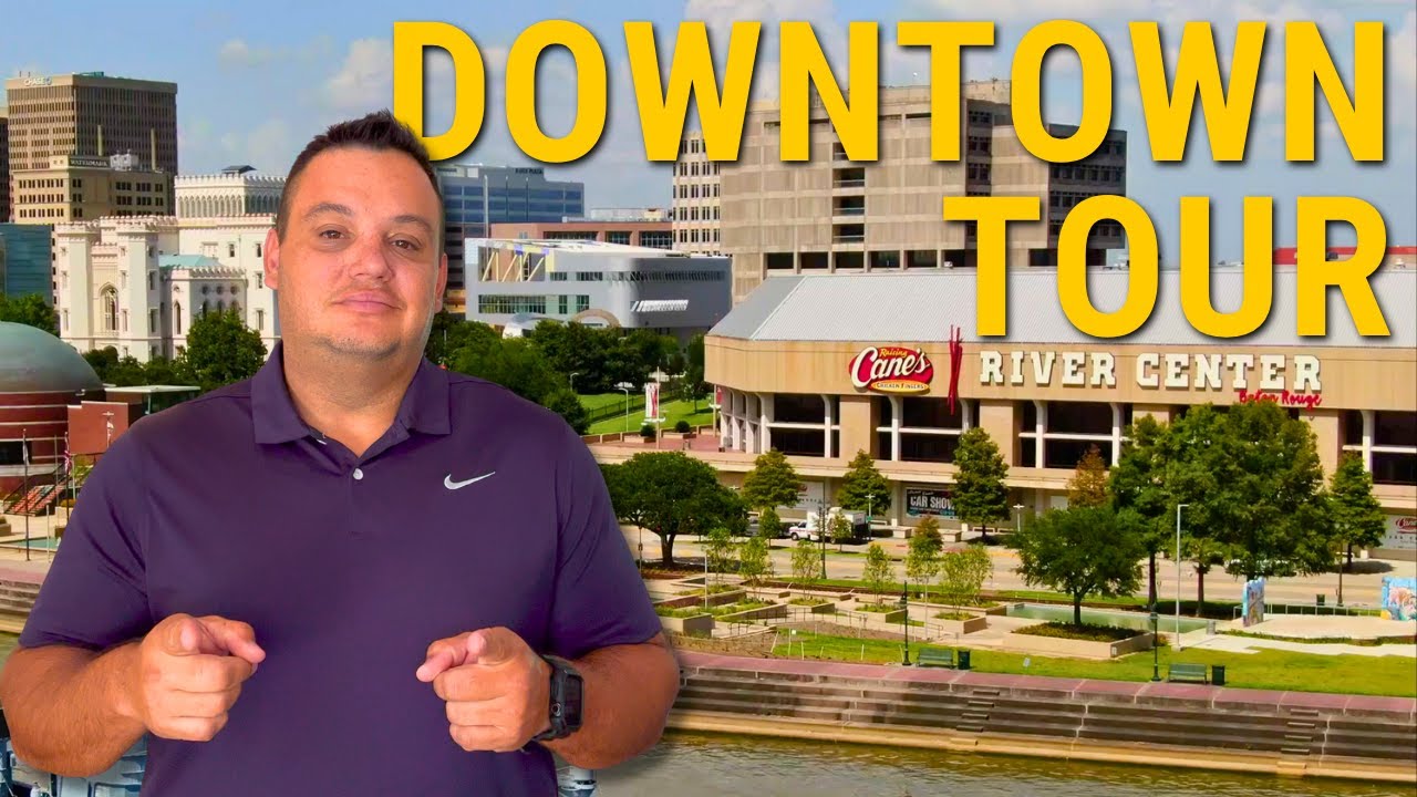 Downtown Baton Rouge Aerial Tour - Louisiana By Drone