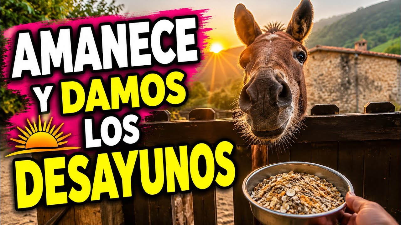 Amanece y damos los desayunos
