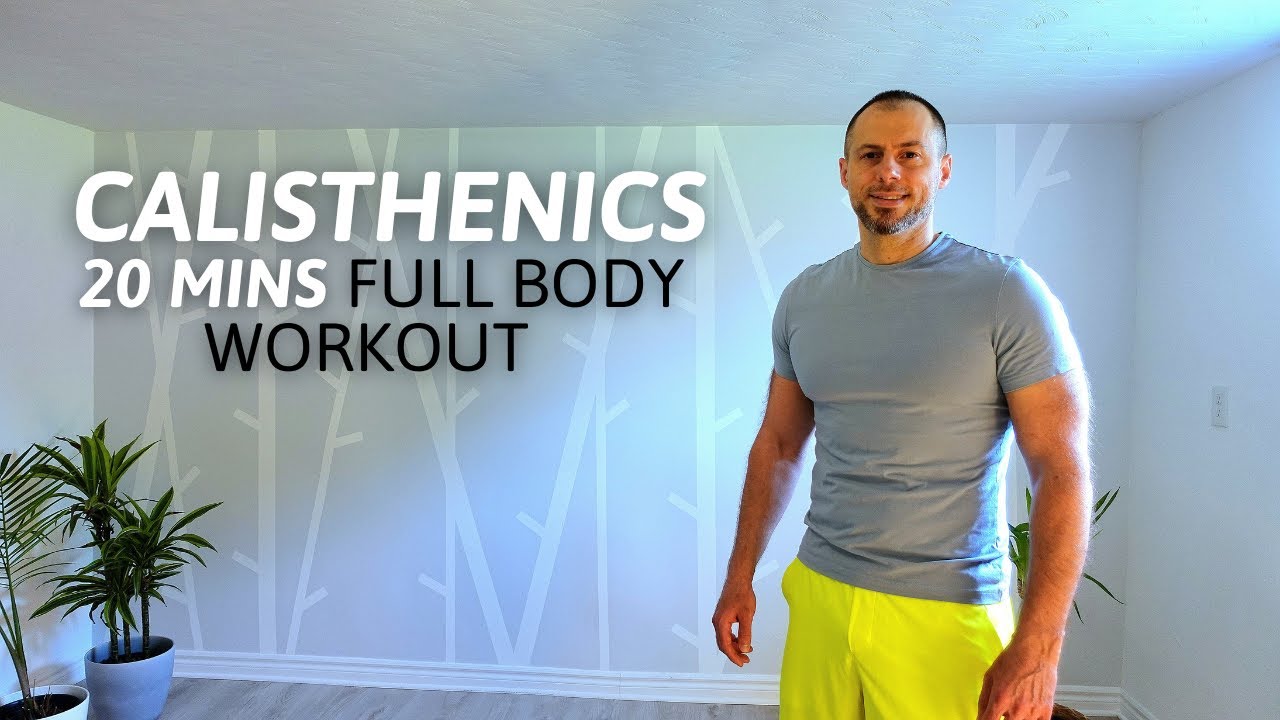 20 MINUTE BEGINNER CALISTHENICS WORKOUT At Home No Equipment