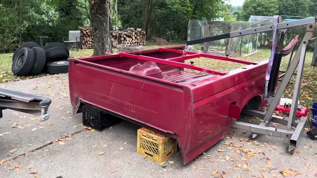 87-96 OBS ford remove truck bed so easy