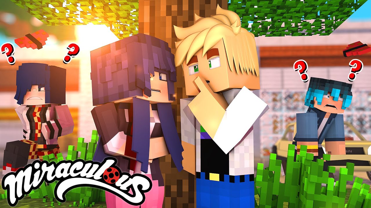 Minecraft: MARINETTE E ADRIEN EM UM ENCONTRO ESCONDIDOS (Ep.54) - MIRACULOUS AS AVENTURAS DE LADYBUG
