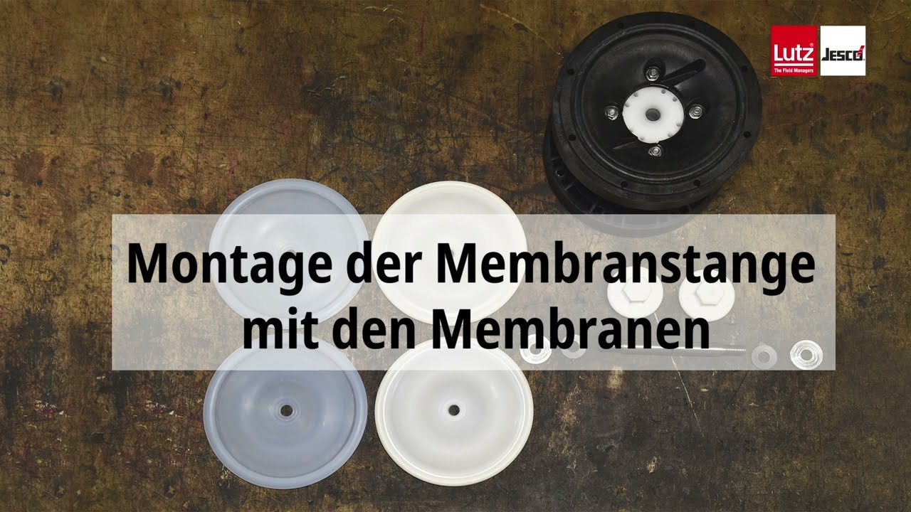 Reparaturvideo | Montage/Demontage Lutz Doppelmembranpumpen