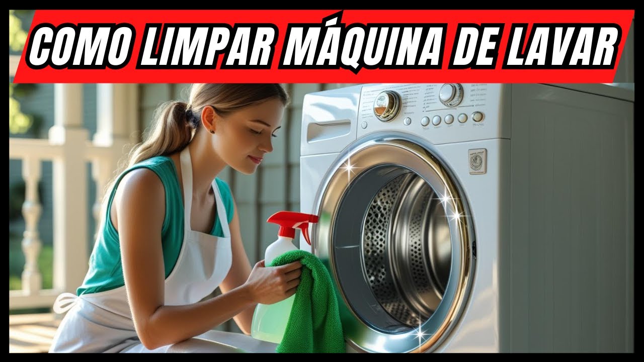 COMO LIMPAR MÁQUINA DE LAVAR (PASSO A PASSO SIMPLES E EFICAZ!)