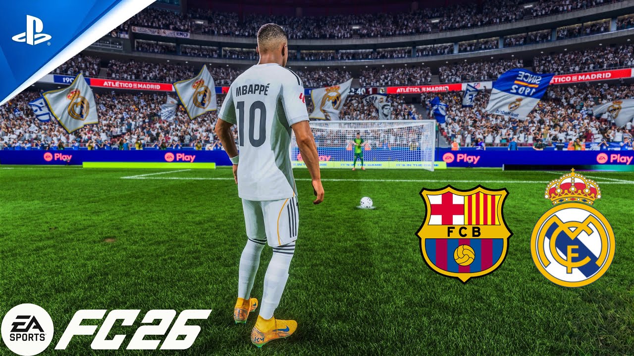 FC 26 | Barcelona vs Real Madrid - Supercopa de Espana 25/26 Final | PS5 