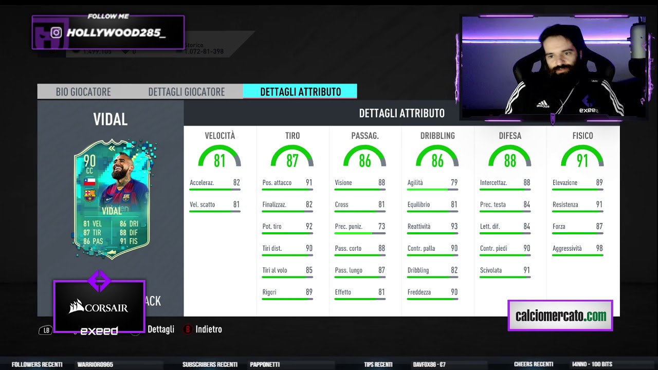 ARTURO VIDAL 90 FLASHBACK PLAYER REVIEW FIFA 20