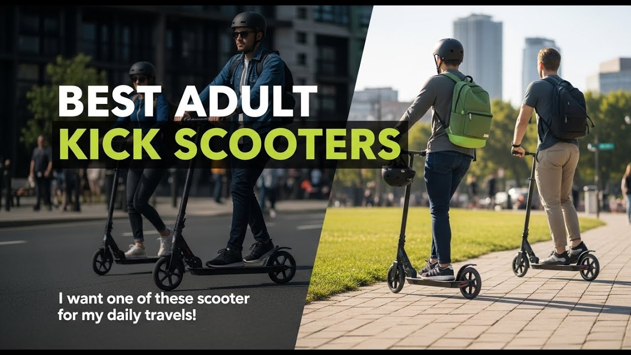 TOP 5 Best Adult Kick Scooters 2026 | Adult Kick Scooters For Smooth And Fun Rides