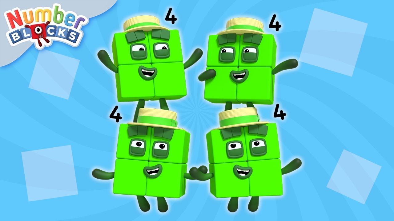 Squariffic Adventures: Exploring All Things Square! 🟥🟧🟨 | Fun Learn to Count | Numberblocks
