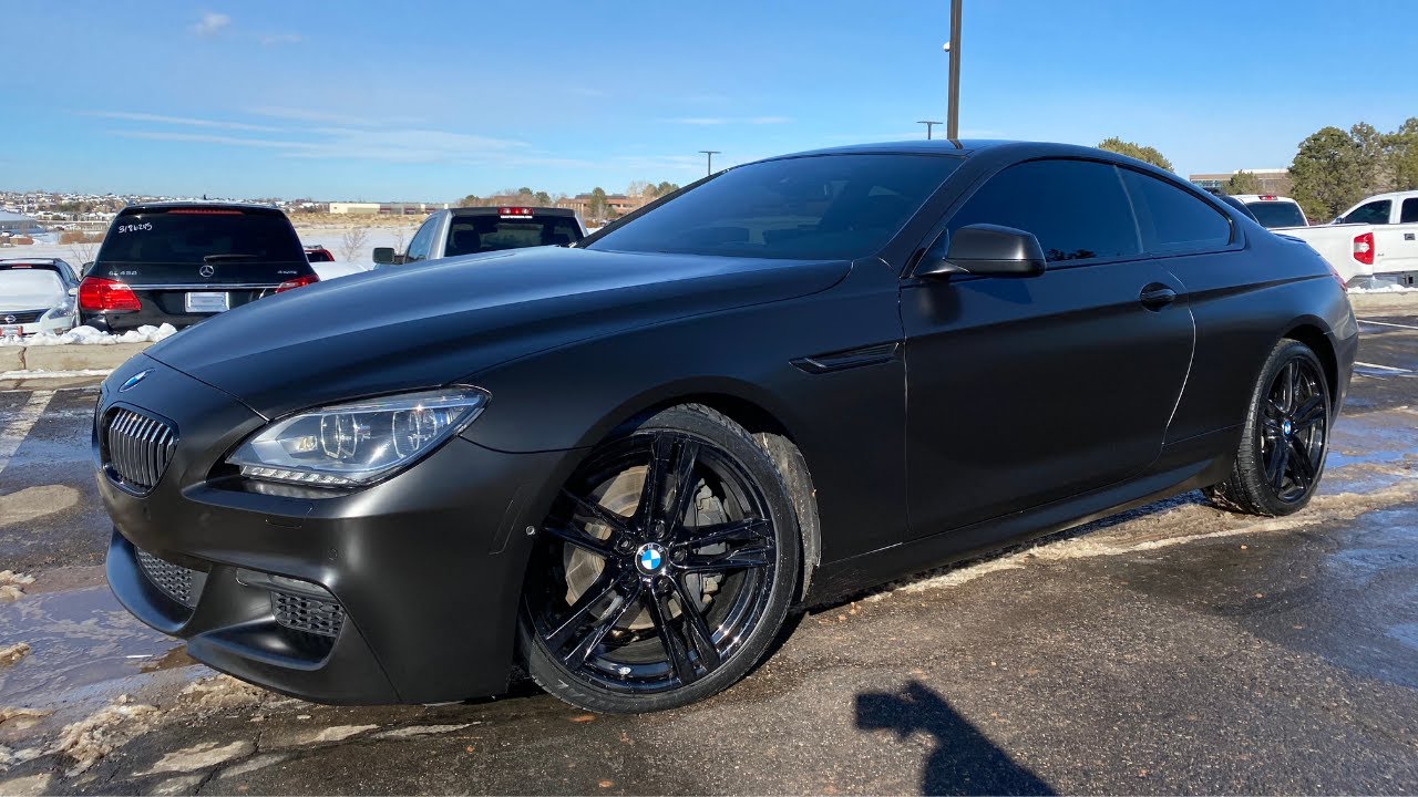 Murdered BMW 650i! The MOST popular vinyl wrap color!