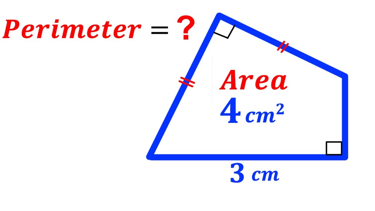 Can you find Perimeter of the Quadrilateral? | (Justify) | #math #maths | #geometry