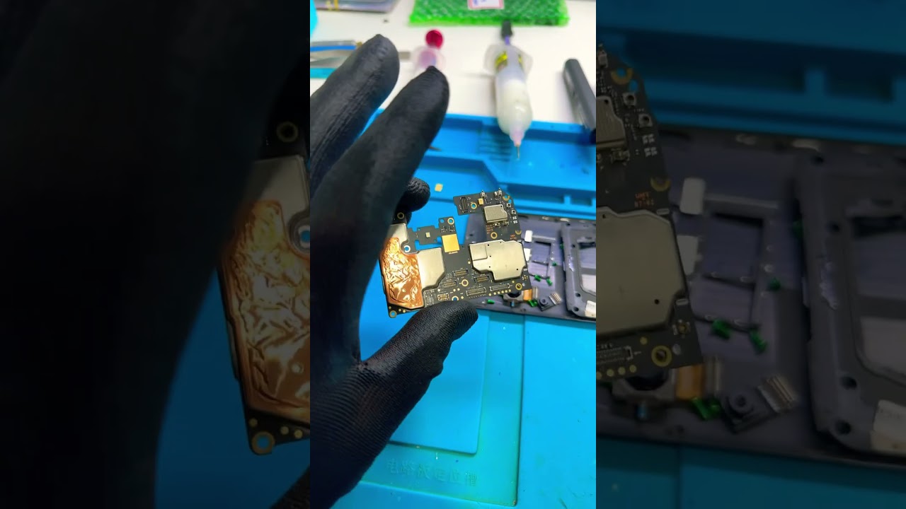 Reparo avan&ccedil;ado de placa xiaomi Poco X3 Pro #shorts