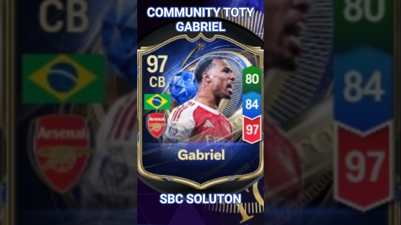 97 rated Gabriel Community TOTY SBC on MADFUT 26 #madfut #sbc