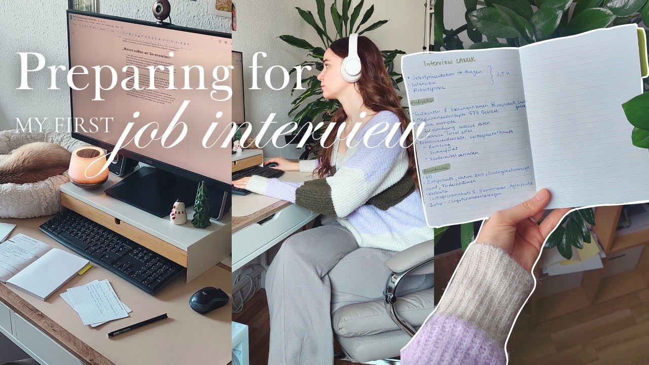 Preparing for my first job interview post-grad 💭 Job hunting diaries