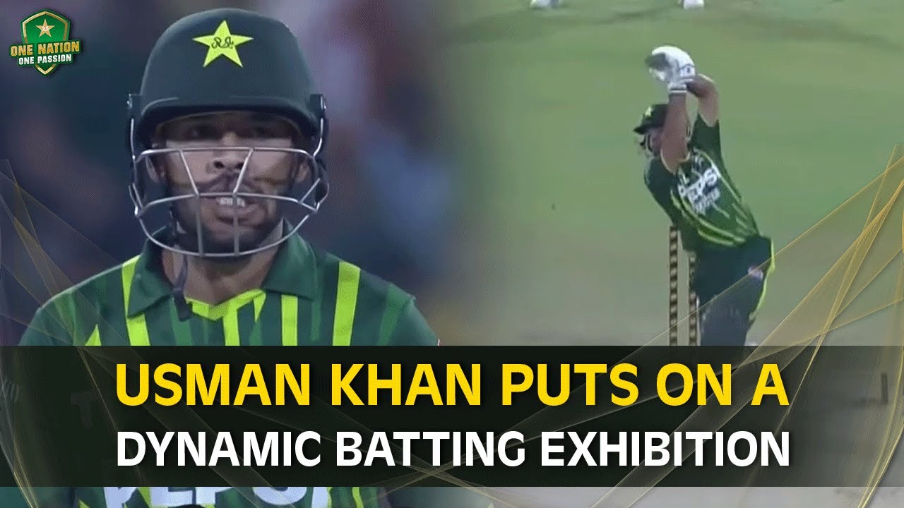 Usman Khan Puts on a Dynamic Batting Exhibition | Every Ball of His Cameo vs NZ, 2024 | PCB | M3L1F