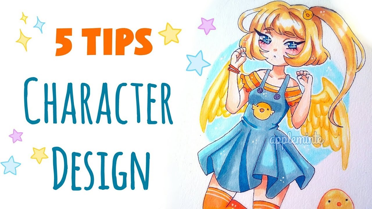CHARACTER DESIGN || 5 Tips on Creating OCs!