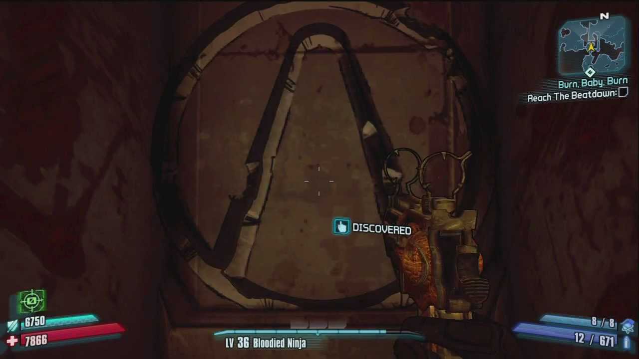 Borderlands 2 - Caustic Caverns Area Challenges