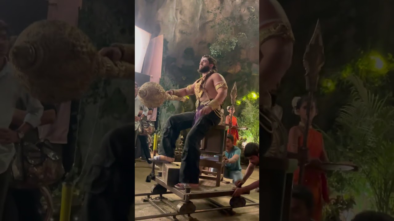 Shrimad ramayan bts veer hanuman bts #trending #hamareramji #adipurush #shortvideo #viralvideo