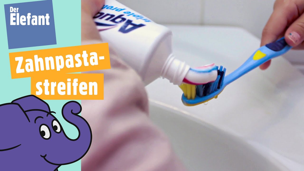 Wie kommen die bunten Streifen in die Zahnpasta? | Der Elefant |&nbsp;WDR