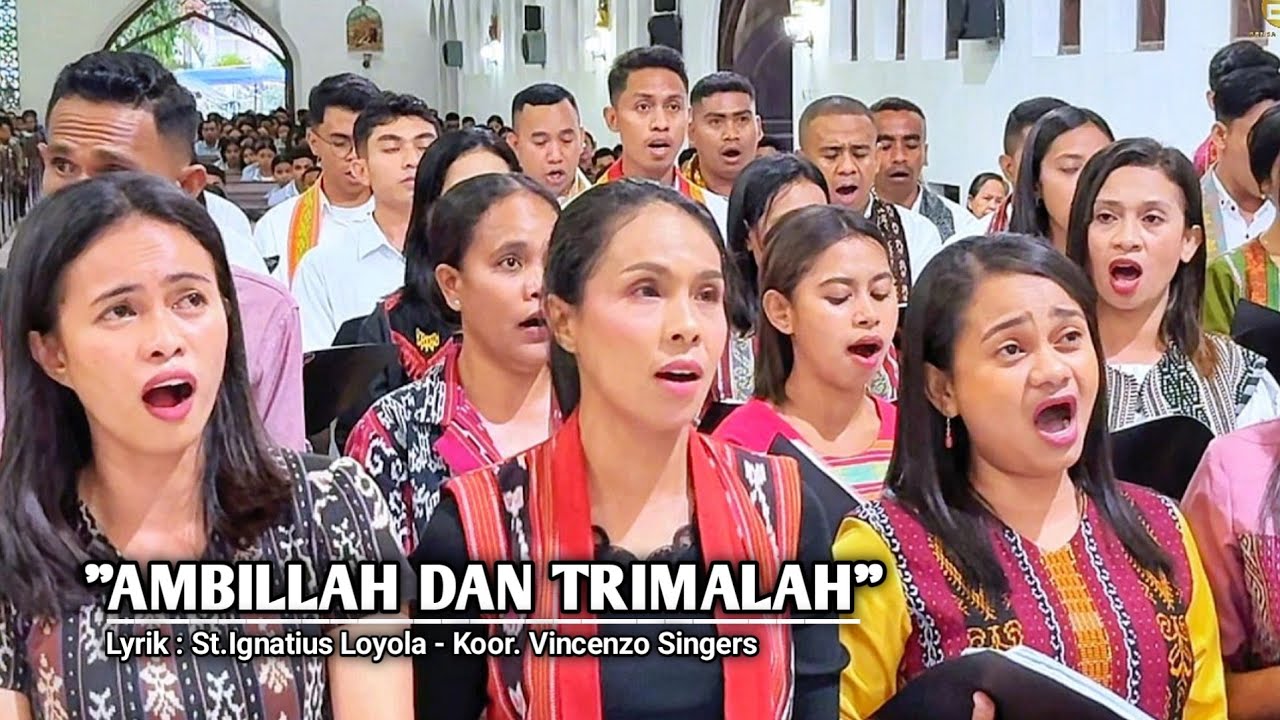 AMBILLAH DAN TRIMALAH (LAGU PERSEMBAHAN) - VINCENZO SINGERS #lagumisa #katolik - #paroki #naesleu
