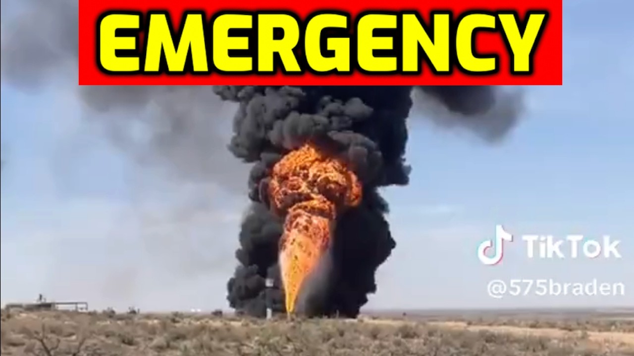 ⚠️ Oil Pipeline Explodes in New Mexico - Massive Fires Spreading - 6.6 Earthquake just Hit