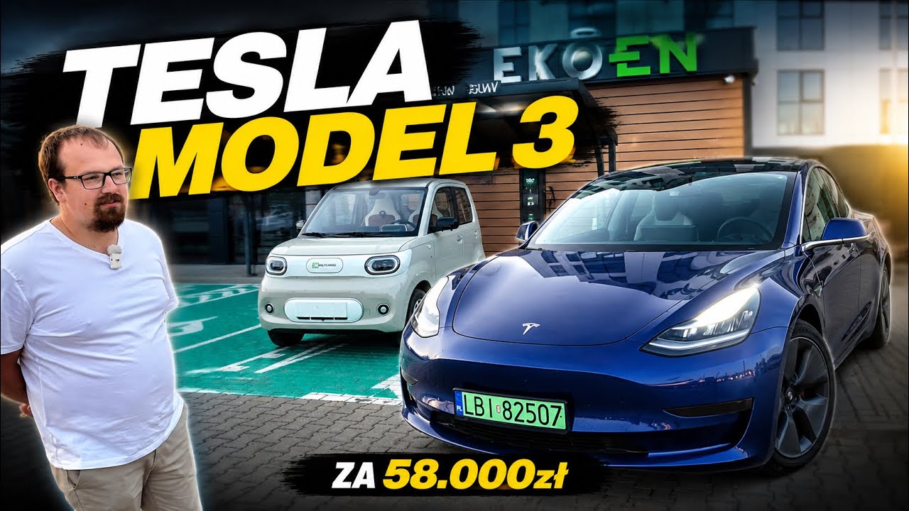 Tesla 3 z Europy za 58.000zł? Co możesz kupić za takie pieniądze? 290.000km - jaka degradacja?