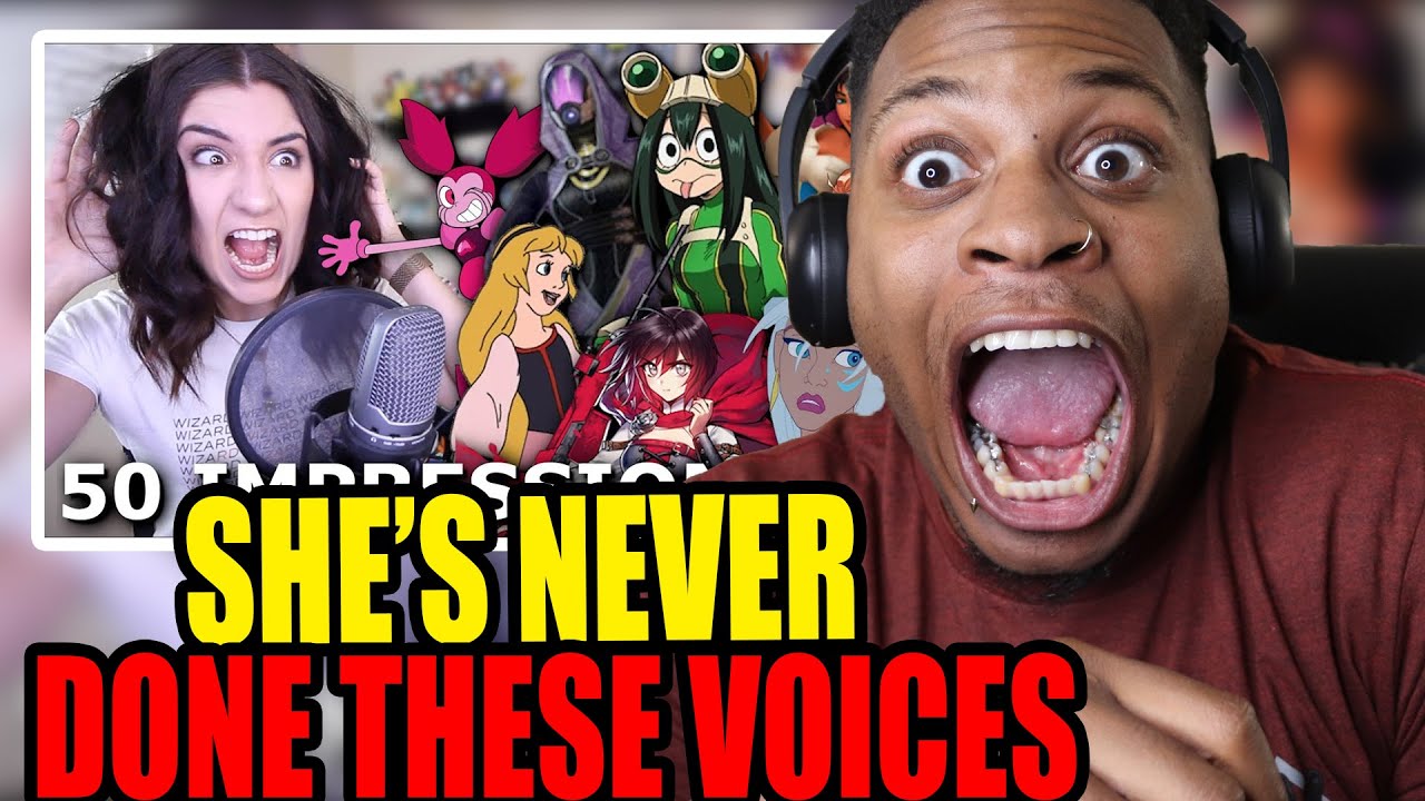 Brizzy Voices 50 Voice Impressions I've NEVER Tried Before REACTION!