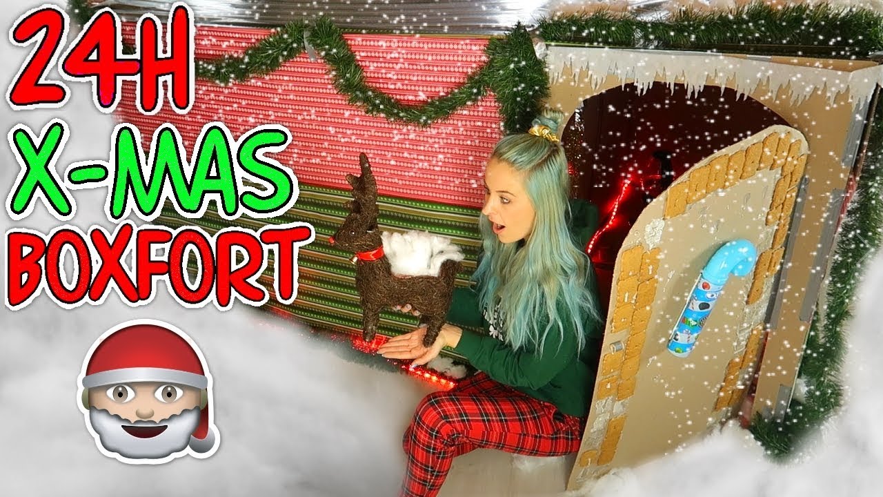 24 STUNDEN EINGESPERRT IM WEIHNACHTS BOXFORT