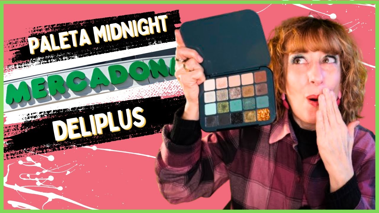Nueva PALETA Midnight MERCADONA y REVITALIZA tu MAQUILLAJE / Maquillaje PIEL MADURA