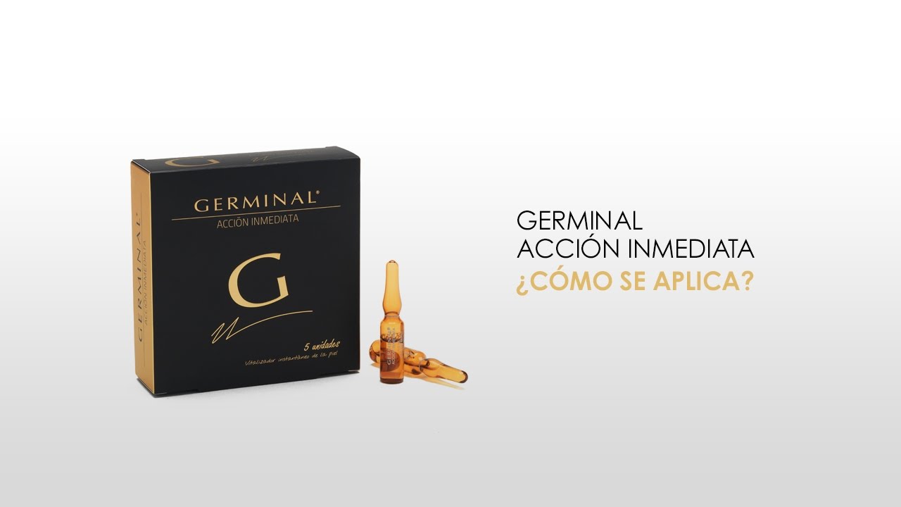 Ampollas Germinal Acción Inmediata - ¿Cómo se aplican?