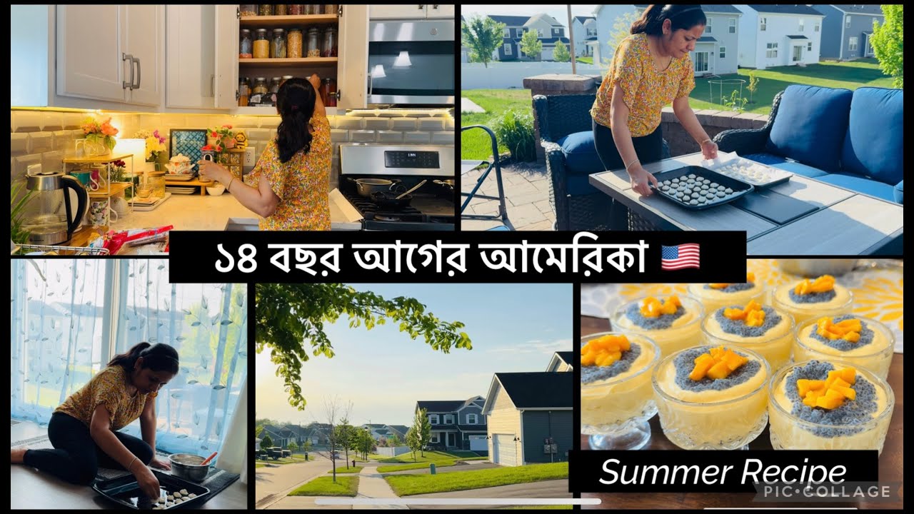 ১৪ বছর আগের আমেরিকা || আমেরিকায় আসার ১০ বছর পর ভাবতে পেরে ছিলাম বাড়ি কেনার কথা || Mango Dessert 🍨