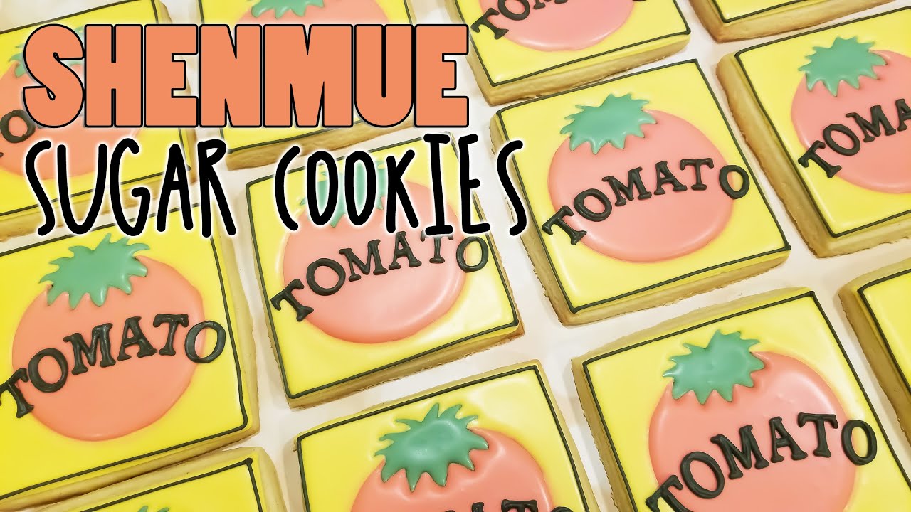 Tomato Convenience Store Shenmue Decorated Sugar Cookies on Kookievision
