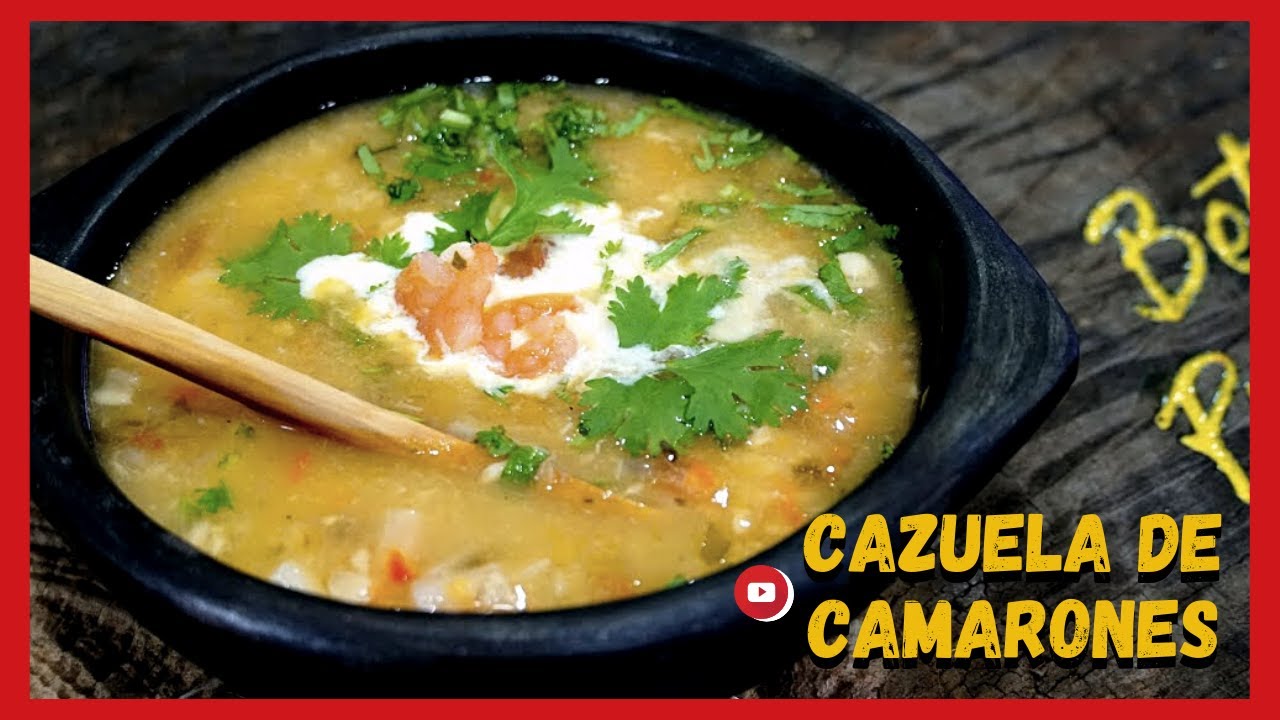 CAZUELA de CAMARONES 🐟 COLOMBIANA 🐟