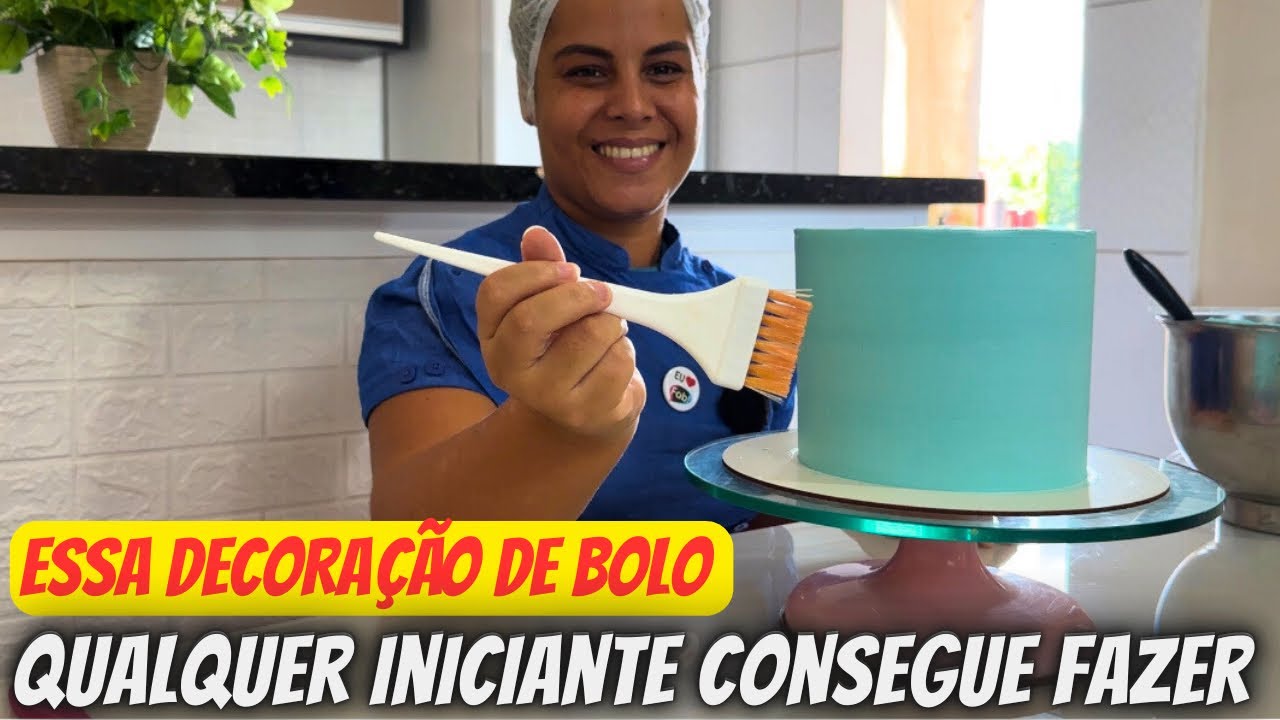 DECORAÇÃO DE BOLO MAIS FÁCIL DE MUNDO !