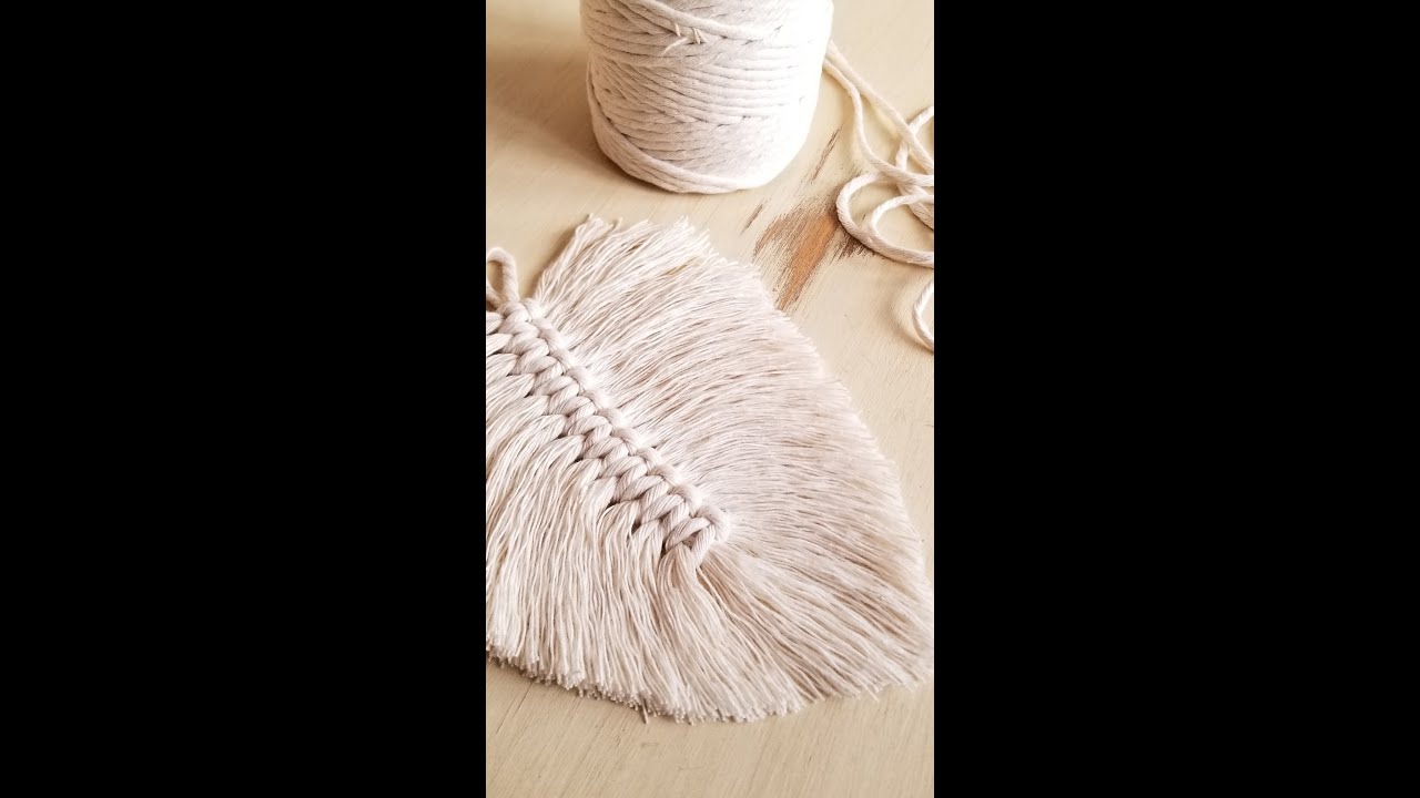 Tutorial hoja macrame