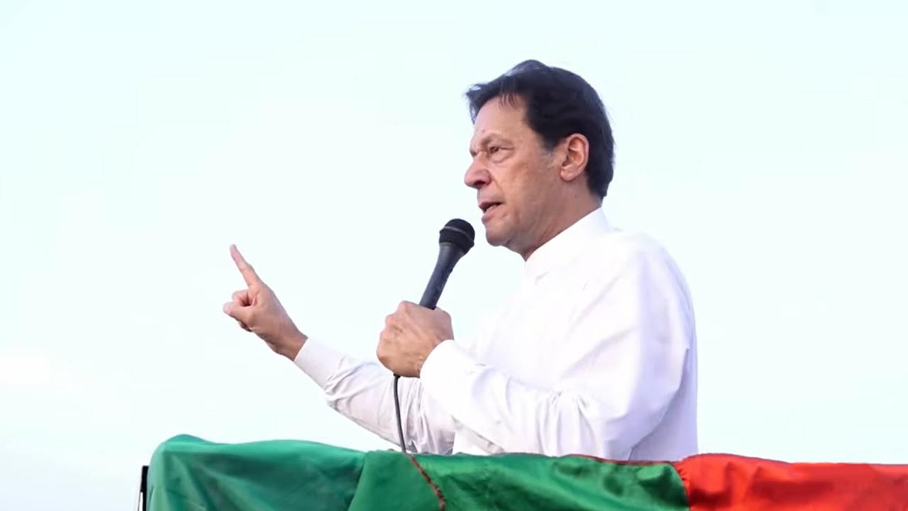 EX PM Imran Khan's Fiery Speech in Swabi Jalsa | PTI Power Show in Swabi | 16 May 2022