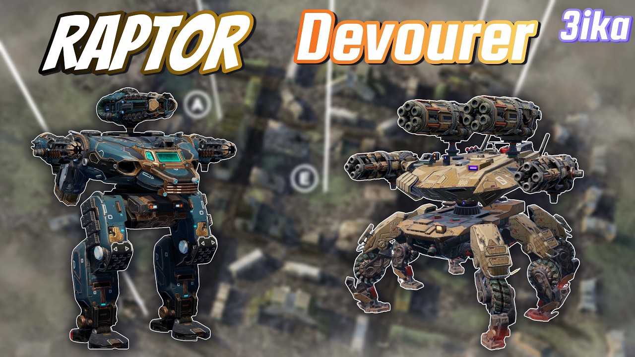 Raptor - Athos Aramis & Devourer - Arbiter Equalizer | War Robots Gameplay